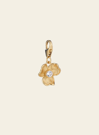 Anna charm, keltakullattua hopeaa
