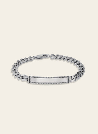 Ilmari bracelet, silver