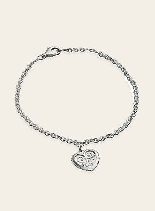 Hertta bracelet, silver