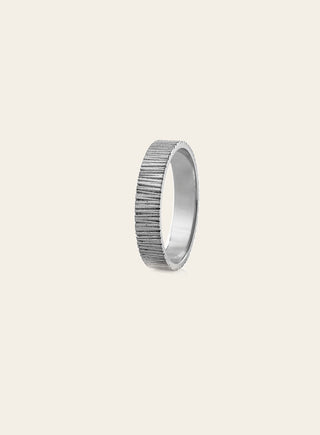 Raita ring 5mm, white gold