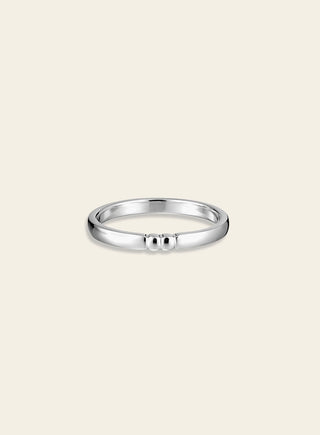 Sinä & Minä ring, white gold